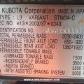 Kubota STW34 SOLD