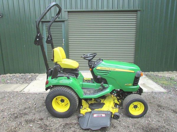 John Deere X748 was £6,000 NOW £5,250 SOLD